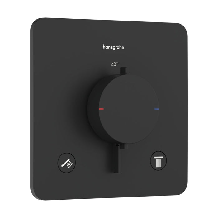 Hansgrohe Ecostat Comfort Q Thermostat For Concealed Installation For 2 Functions - Unbeatable Bathrooms
