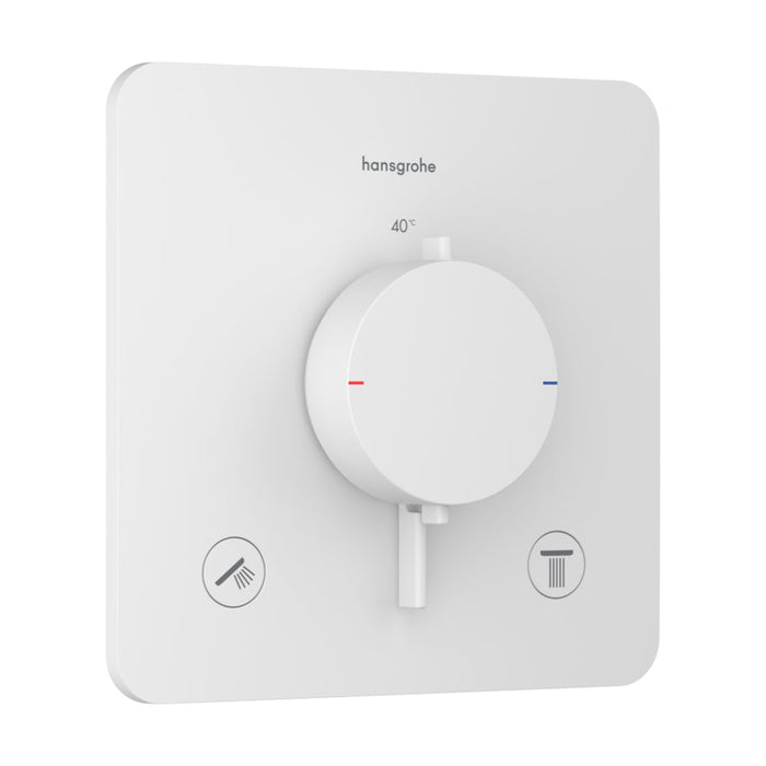 Hansgrohe Ecostat Comfort Q Thermostat For Concealed Installation For 2 Functions - Unbeatable Bathrooms