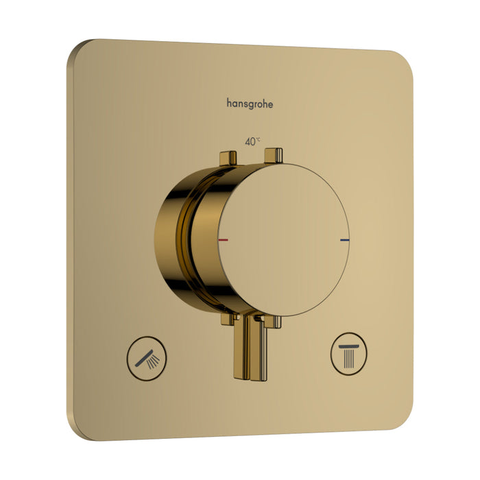 Hansgrohe Ecostat Comfort Q Thermostat For Concealed Installation For 2 Functions - Unbeatable Bathrooms