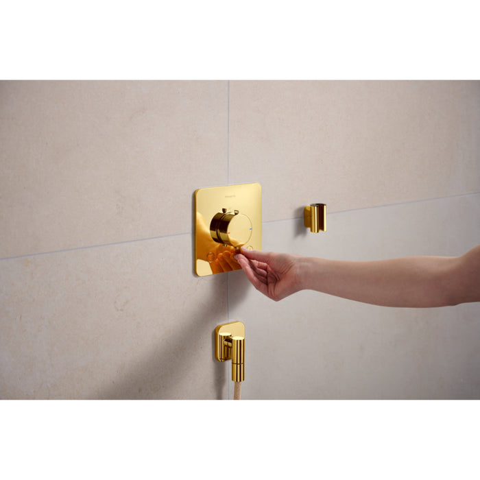 Hansgrohe Ecostat Comfort Q Thermostat For Concealed Installation For 2 Functions - Unbeatable Bathrooms
