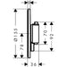 Hansgrohe Ecostat Comfort S Thermostat For Concealed Installation For 2 Functions with Integrated Security Combination According to EN1717 - Unbeatable Bathrooms