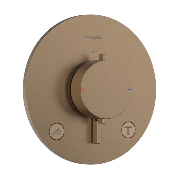 Hansgrohe Ecostat Comfort S Thermostat For Concealed Installation For 2 Functions - Unbeatable Bathrooms