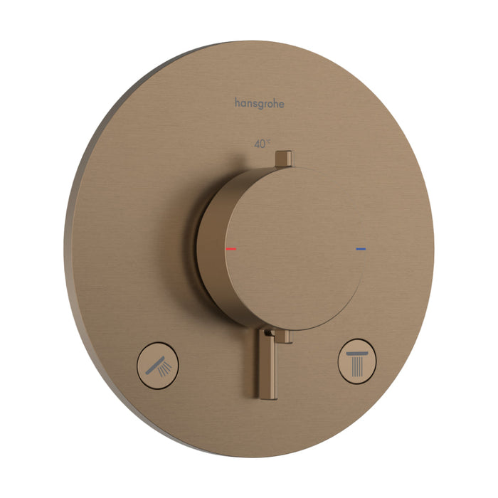 Hansgrohe Ecostat Comfort S Thermostat For Concealed Installation For 2 Functions - Unbeatable Bathrooms
