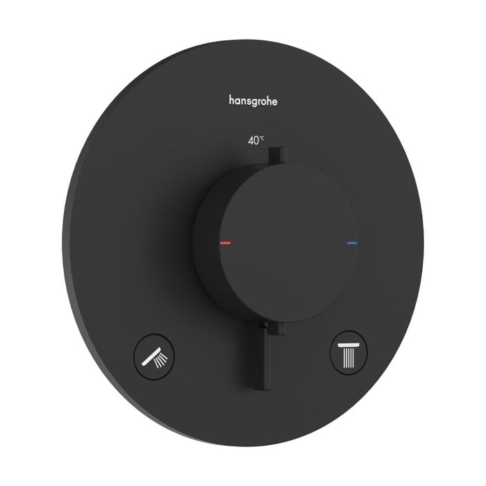 Hansgrohe Ecostat Comfort S Thermostat For Concealed Installation For 2 Functions - Unbeatable Bathrooms