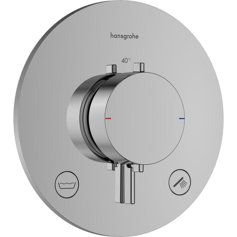 Hansgrohe Ecostat Comfort S Thermostat For Concealed Installation For 2 Functions with Integrated Security Combination According to EN1717 - Unbeatable Bathrooms