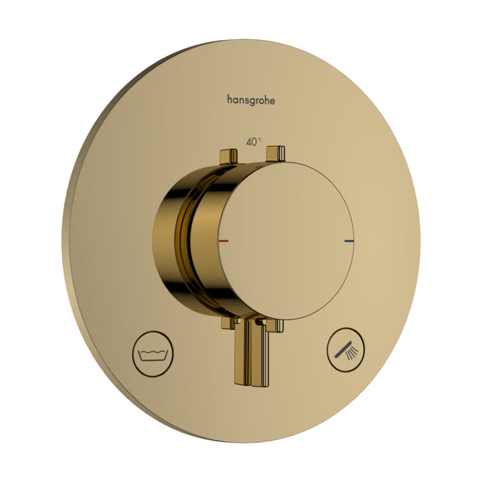 Hansgrohe Ecostat Comfort S Thermostat For Concealed Installation For 2 Functions with Integrated Security Combination According to EN1717 - Unbeatable Bathrooms