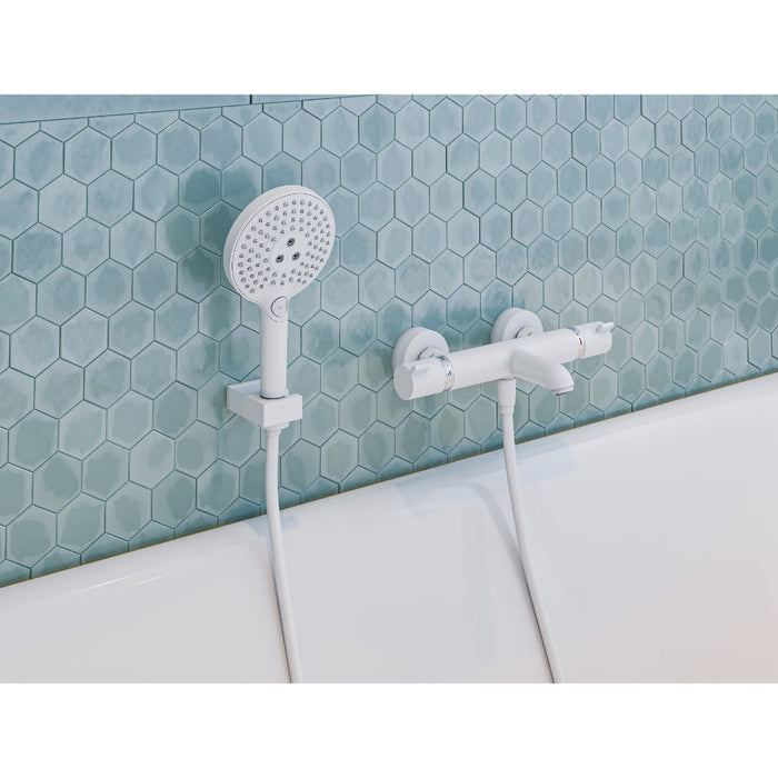 Hansgrohe Ecostat Comfort Thermostatic Bath Mixer For Exposed Installation - Unbeatable Bathrooms