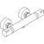 Hansgrohe Ecostat Comfort Thermostatic Shower Mixer For Exposed Installation Hotel Quality - Chrome - Unbeatable Bathrooms