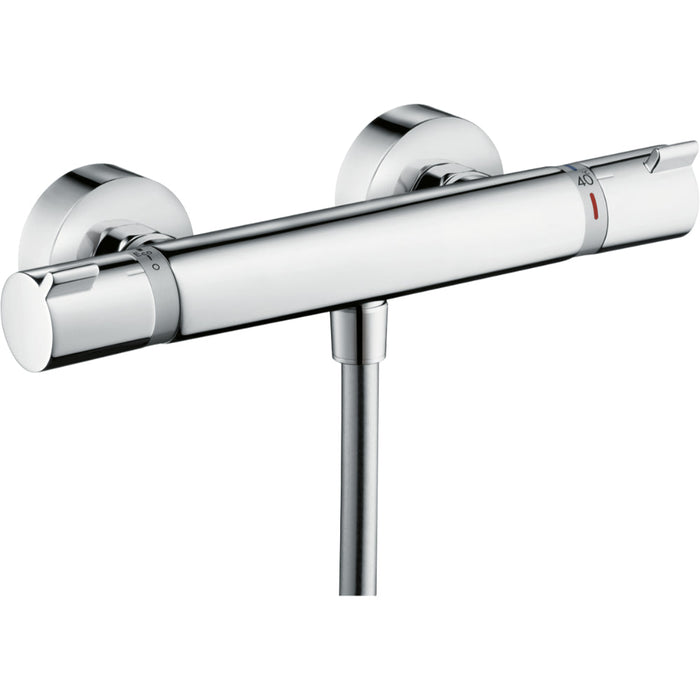 Hansgrohe Ecostat Comfort Thermostatic Shower Mixer For Exposed Installation Hotel Quality - Chrome - Unbeatable Bathrooms