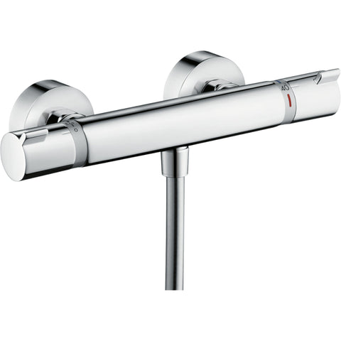Hansgrohe Ecostat Comfort Thermostatic Shower Mixer For Exposed Installation Hotel Quality - Chrome - Unbeatable Bathrooms