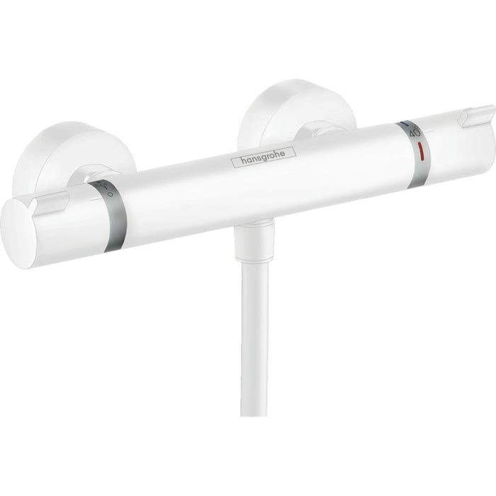 Hansgrohe Ecostat Comfort Thermostatic Shower Mixer For Exposed Installation - Unbeatable Bathrooms