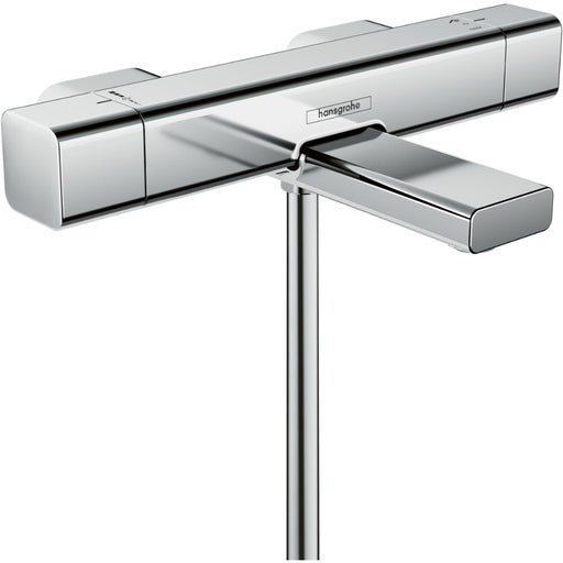 Hansgrohe Ecostat E Bath Thermostat For Exposed Installation - Chrome - Unbeatable Bathrooms