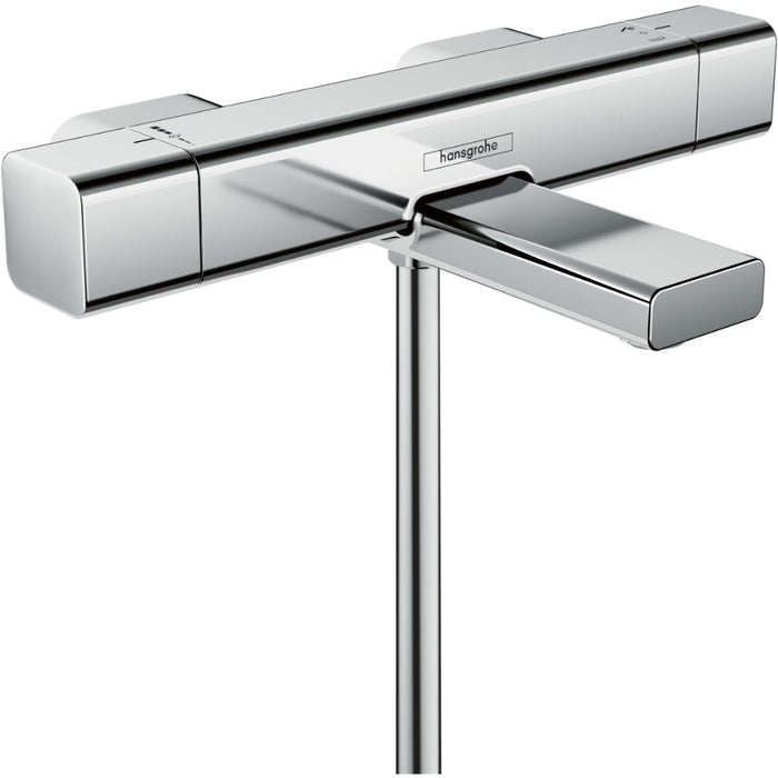 Hansgrohe Ecostat E Bath Thermostat For Exposed Installation - Chrome - Unbeatable Bathrooms