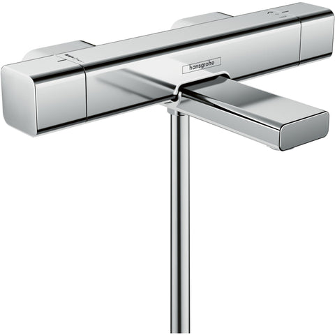 Hansgrohe Ecostat E Bath Thermostat For Exposed Installation - Chrome - Unbeatable Bathrooms