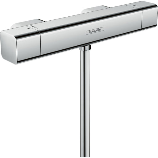 Hansgrohe Ecostat E Shower Thermostat For Exposed Installation - Chrome - Unbeatable Bathrooms