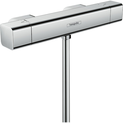 Hansgrohe Ecostat E Shower Thermostat For Exposed Installation - Chrome - Unbeatable Bathrooms