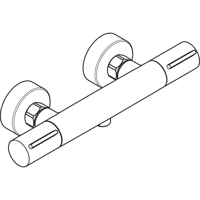 Hansgrohe Ecostat Element Shower Thermostat For Exposed Installation - Unbeatable Bathrooms