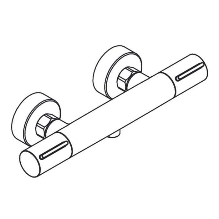 Hansgrohe Ecostat Element Shower Thermostat For Exposed Installation - Unbeatable Bathrooms