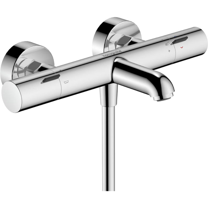 Hansgrohe Ecostat Fine Bath Thermostat For Exposed Installation - Unbeatable Bathrooms
