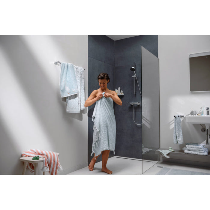 Hansgrohe Ecostat Fine Shower Thermostat For Exposed Installation - Unbeatable Bathrooms