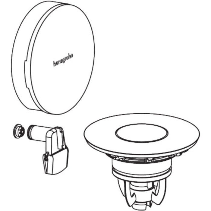 Hansgrohe Exafill Finish Set Bath Filler, Waste and Overflow Set - Unbeatable Bathrooms