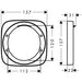 Hansgrohe Extension Element 157 X 157 mm - Unbeatable Bathrooms