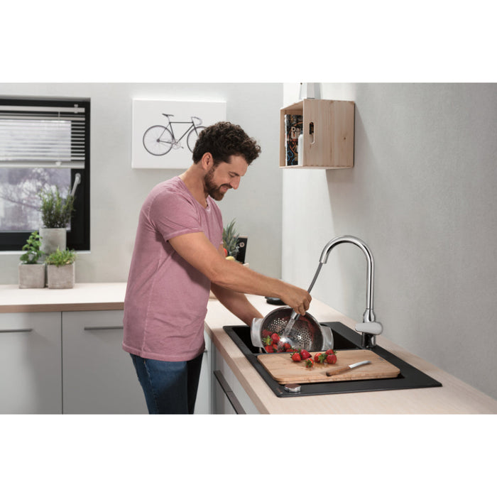 Hansgrohe F16 Cutting Board Oak - Natural Oak - Unbeatable Bathrooms