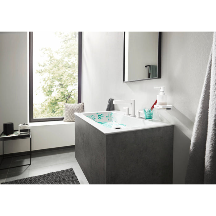 Hansgrohe Finoris 3-Hole Basin Mixer 110 with Push-Open Waste Set - Unbeatable Bathrooms