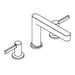 Hansgrohe Finoris 3-Hole Basin Mixer 110 with Push-Open Waste Set - Unbeatable Bathrooms