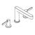Hansgrohe Finoris 3-Hole Basin Mixer 110 with Push-Open Waste Set - Unbeatable Bathrooms