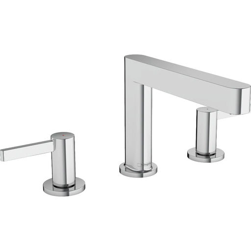 Hansgrohe Finoris 3-Hole Basin Mixer 110 with Push-Open Waste Set - Unbeatable Bathrooms