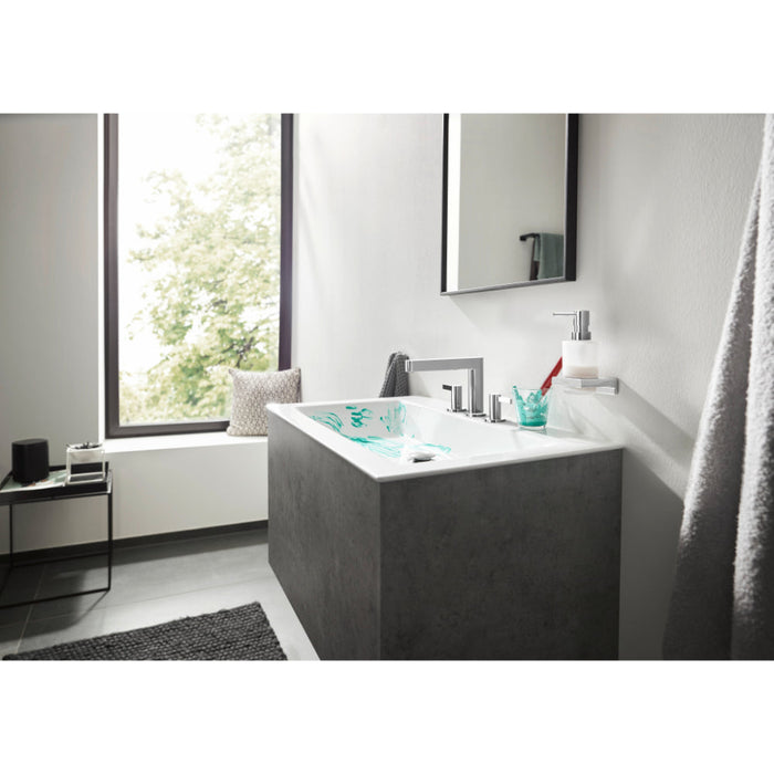 Hansgrohe Finoris 3-Hole Basin Mixer 110 with Push-Open Waste Set - Unbeatable Bathrooms