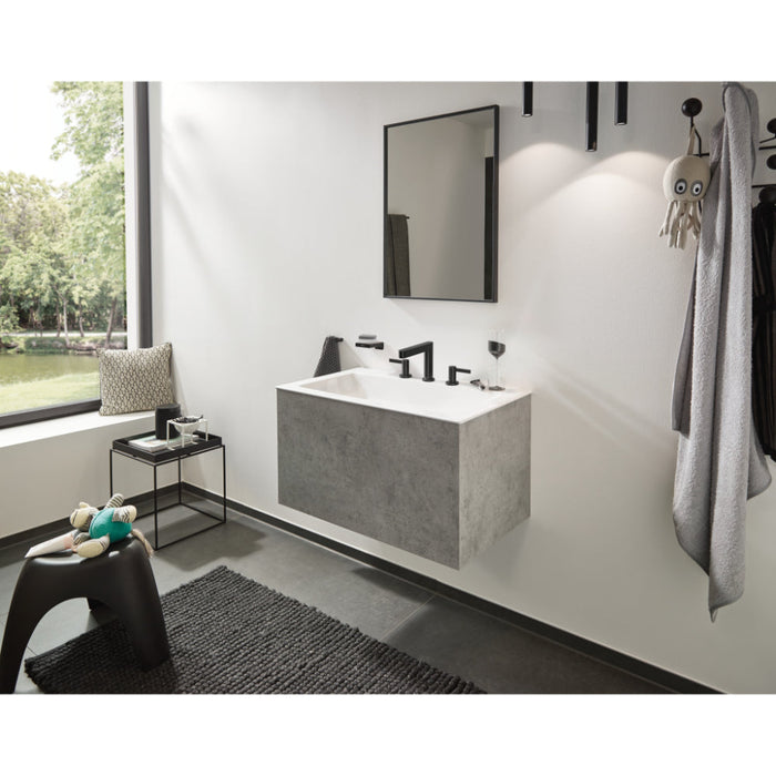 Hansgrohe Finoris 3-Hole Basin Mixer 110 with Push-Open Waste Set - Unbeatable Bathrooms