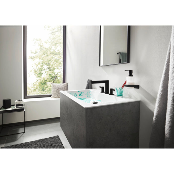 Hansgrohe Finoris 3-Hole Basin Mixer 110 with Push-Open Waste Set - Unbeatable Bathrooms