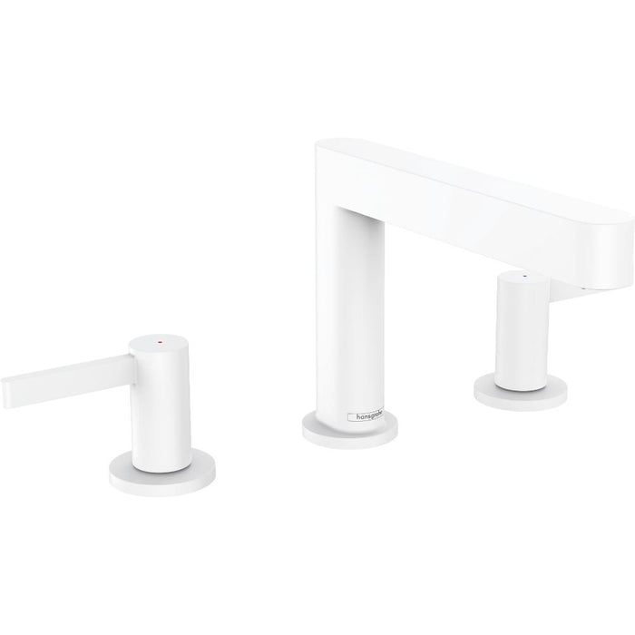 Hansgrohe Finoris 3-Hole Basin Mixer 110 with Push-Open Waste Set - Unbeatable Bathrooms