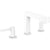 Hansgrohe Finoris 3-Hole Basin Mixer 110 with Push-Open Waste Set - Unbeatable Bathrooms