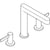 Hansgrohe Finoris 3-Hole Basin Mixer 160 with Push-Open Waste Set - Unbeatable Bathrooms