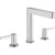 Hansgrohe Finoris 3-Hole Basin Mixer 160 with Push-Open Waste Set - Unbeatable Bathrooms