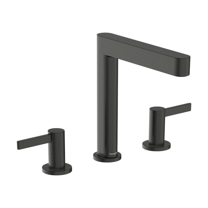 Hansgrohe Finoris 3-Hole Basin Mixer 160 with Push-Open Waste Set - Unbeatable Bathrooms