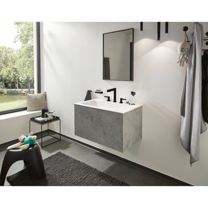 Hansgrohe Finoris 3-Hole Basin Mixer 160 with Push-Open Waste Set - Unbeatable Bathrooms