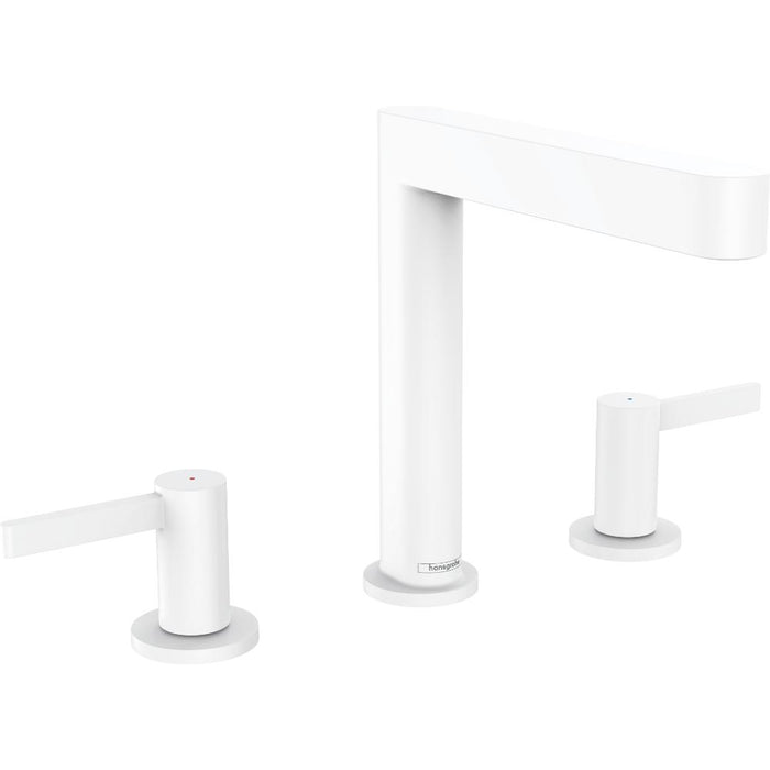 Hansgrohe Finoris 3-Hole Basin Mixer 160 with Push-Open Waste Set - Unbeatable Bathrooms