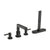Hansgrohe Finoris 4-Hole Rim Mounted Bath Mixer with Sbox - Unbeatable Bathrooms