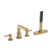 Hansgrohe Finoris 4-Hole Rim Mounted Bath Mixer with Sbox - Unbeatable Bathrooms