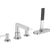 Hansgrohe Finoris 4-Hole Rim Mounted Bath Mixer with Sbox - Unbeatable Bathrooms