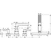 Hansgrohe Finoris 4-Hole Rim Mounted Bath Mixer with Sbox - Unbeatable Bathrooms