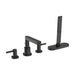 Hansgrohe Finoris 4-Hole Rim Mounted Bath Mixer with Sbox - Unbeatable Bathrooms