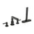 Hansgrohe Finoris 4-Hole Rim Mounted Bath Mixer with Sbox - Unbeatable Bathrooms