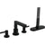 Hansgrohe Finoris 4-Hole Rim Mounted Bath Mixer with Sbox - Unbeatable Bathrooms