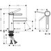 Hansgrohe Finoris Single Lever Basin Mixer 100 Coolstart with Push-Open Waste Set - Unbeatable Bathrooms