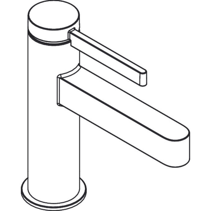 Hansgrohe Finoris Single Lever Basin Mixer 100 Coolstart with Push-Open Waste Set - Unbeatable Bathrooms